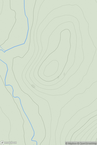 Thumbnail image for Tor Hill [Fraserburgh to the Dee Valley] showing contour plot for surrounding peak